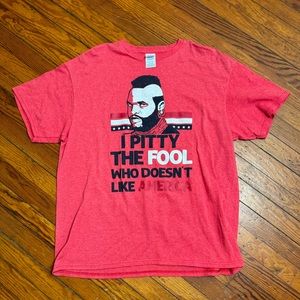 Mr.T “I Pitty the Fool who doesn’t like America” XL Delta Tag